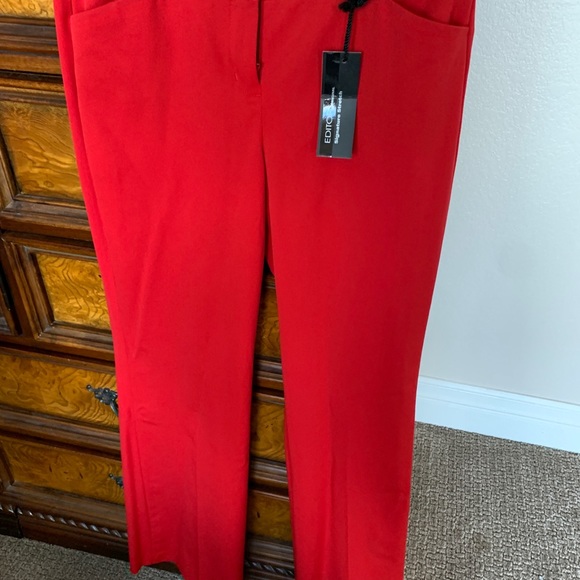 Red Express Editor Pants - Picture 7 of 8